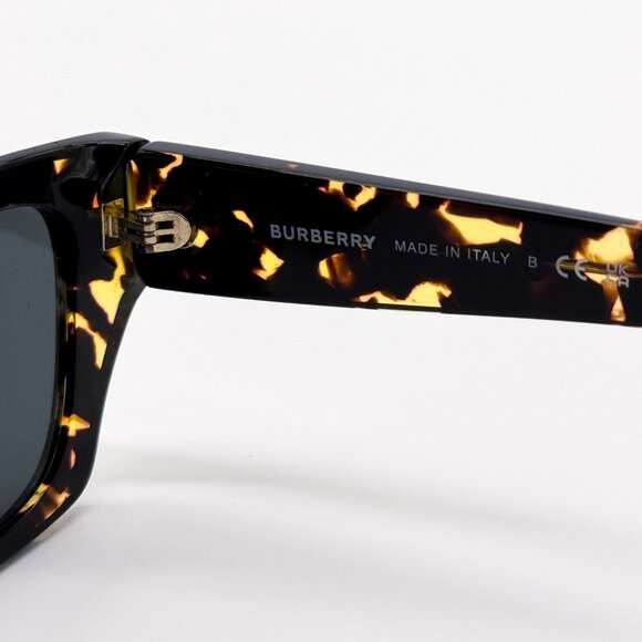 NEW BURBERRY SUNGLASSES HAVANA BLACK WOMEN BE4441U 4106/87 BURBERRY BE4441U 4106 main image 8
